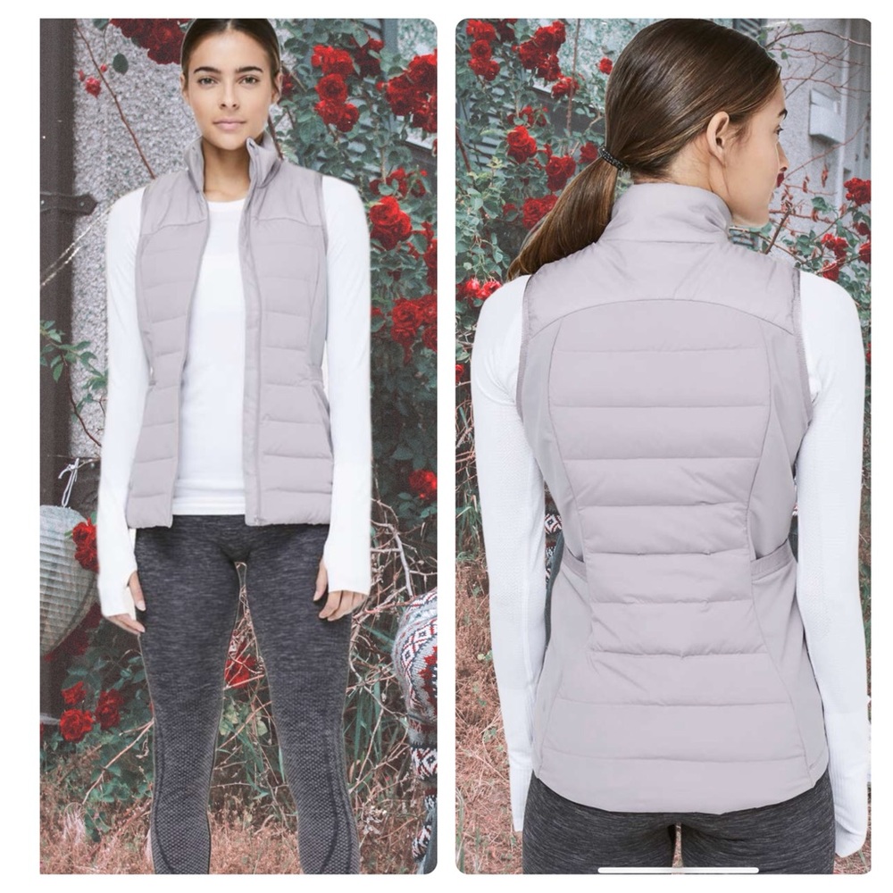 NWOT Lululemon Down 4 It All Vest Dark Chrome 4